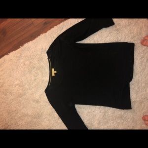 Black half sleeve shirt